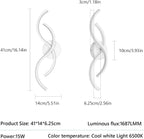 Wall Light - White Aluminium Frame, White Light