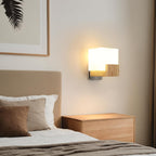 Wall Light - Wood Glass Frame