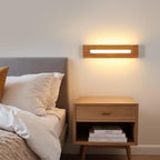 Wall Light - Wood Plastic Frame, Warm Light