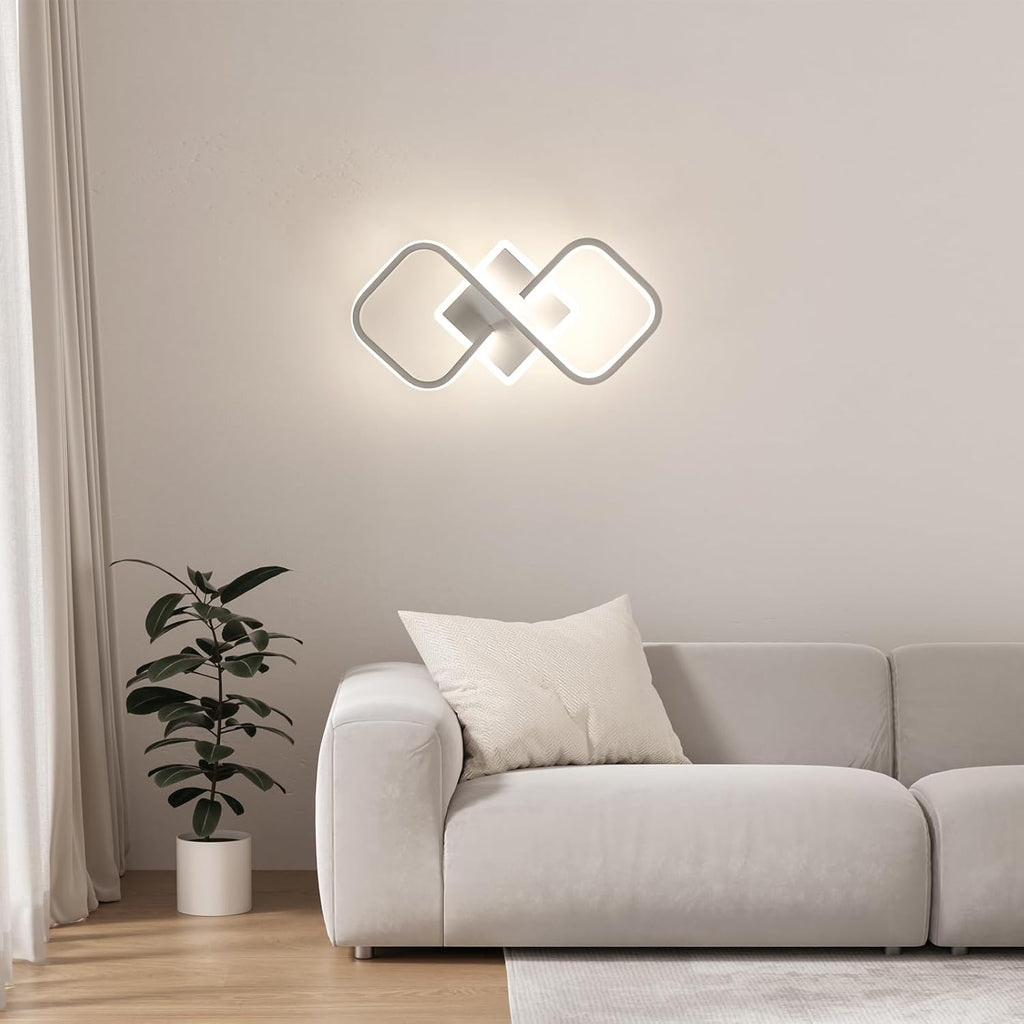 Comely Plafonnier LED, 36W 4000LM Lampe de Plafond Carré, Blanc Luminaire Plafonnier Moderne Acrylique pour Couloir Salle de Bains Cuisine Salon, Lumière Naturelle 4500K