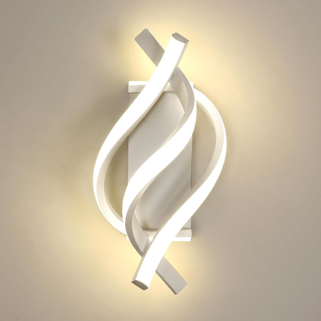 Applique - Telaio in Alluminio Bianco, Luce Naturale