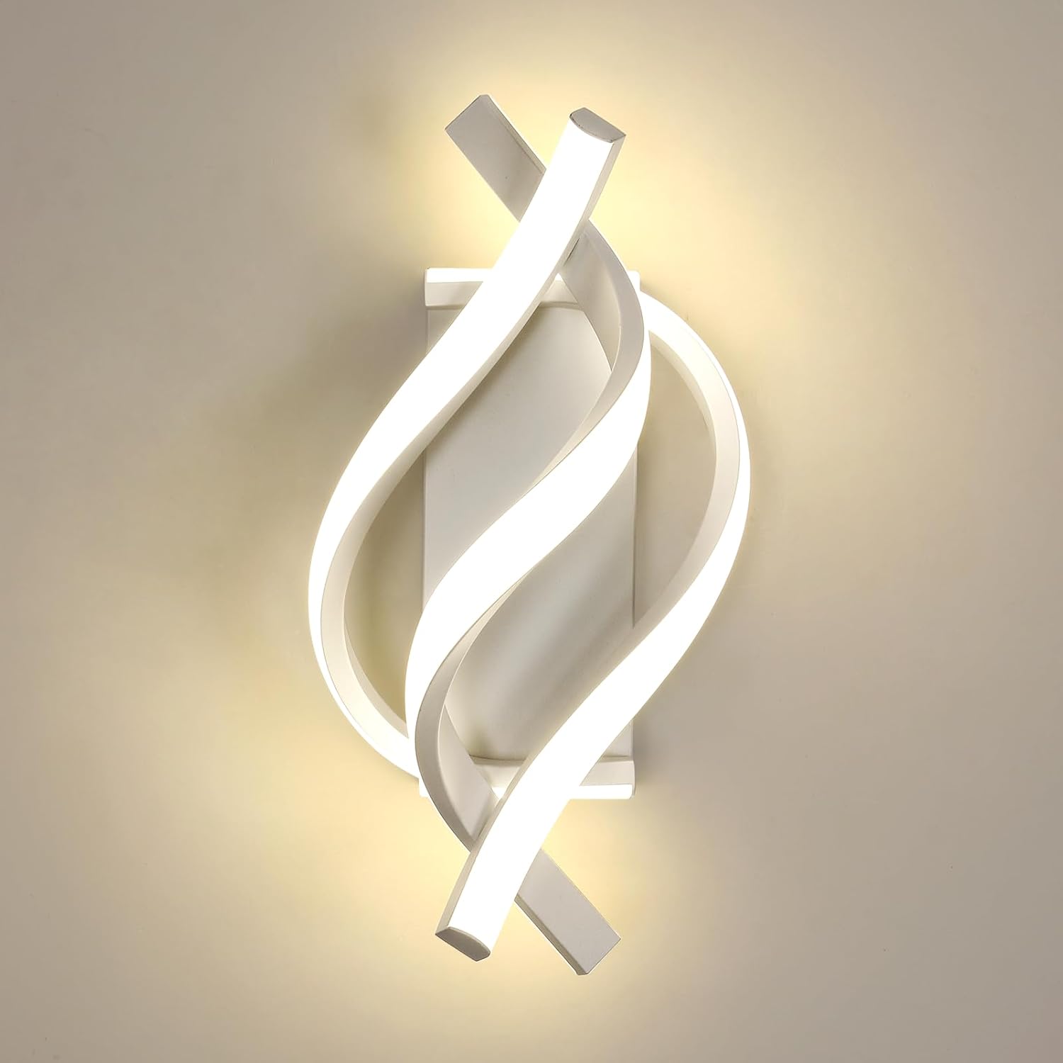 Wall Light - White Aluminium Frame, Natural Light