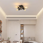 Ceiling Light - Black Metal Frame