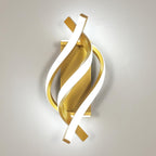 Applique da parete - Telaio in alluminio bianco, Luce calda