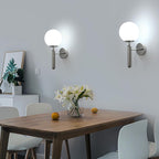 Wall Light - Chrome Glass Frame