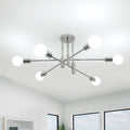 Ceiling Light - Chrome Metal Frame