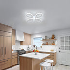 Comely Plafonnier LED Moderne, 30W 3400LM 30cm Lampe de Plafond, Luminaire Plafonnier LED pour Chambre salon, Salle à manger Cuisine, Lumière Blanche Froide 6500K, Blanc