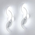 Wall Light - White Aluminium Frame, White Light