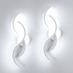 Wall Light - White Aluminium Frame, White Light