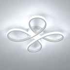 Comely Plafonnier LED Moderne, 30W 3400LM 30cm Lampe de Plafond, Luminaire Plafonnier LED pour Chambre salon, Salle à manger Cuisine, Lumière Blanche Froide 6500K, Blanc
