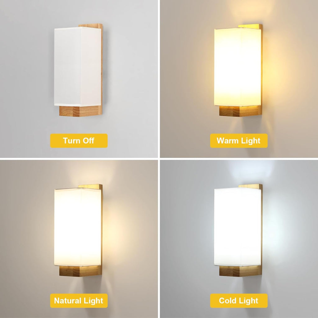 Wall Light - Wood Frame