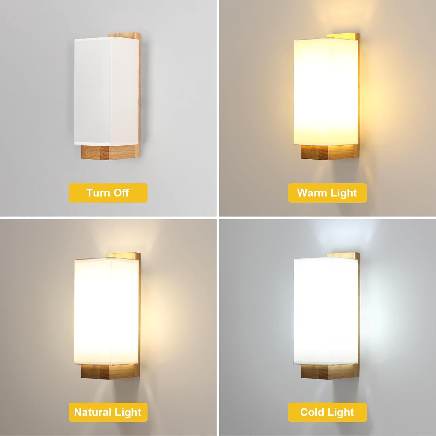 Wall Light - Wood Frame