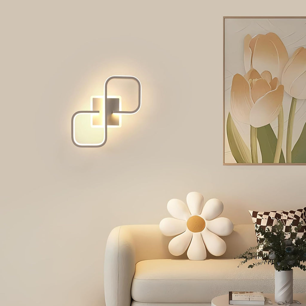 Comely Plafonnier LED Carré Moderne, 36W 4050LM 40.5cm Lampe de Plafond LED, Acrylique Luminaire Plafonnier Intérieur Blanc pour Chambre à Coucher, Salon, Couloir, Lumière Chaude 3000K