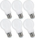 LED Light Bulbs - White Glass Frame, Warm Light
