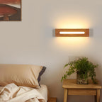Wall Light - Wood Plastic Frame, Warm Light
