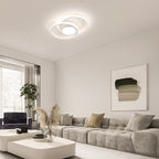 Comely Plafonnier LED, Rond Lampe de plafond 42W, Moderne Luminaire Plafonnier pour Couloir Coucher Salle de Bains Cuisine Salon, Lumière Naturelle 4500K, Longueur 40cm, Blanc