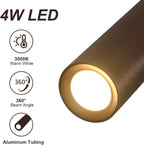 Wall Light - Black Metal Frame, Warm Light