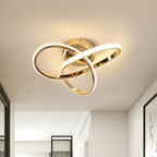Ceiling Light - Gold Aluminium Frame, Natural Light