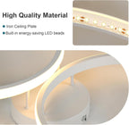 Ceiling Light - White Aluminium Frame, Tunable and Dimmable