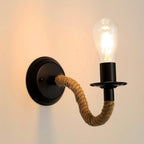 Wall Light - Black Metal Frame