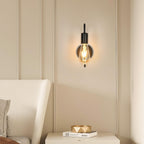 Wall Light - Black Metal Frame
