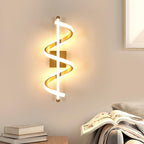 Wall Light - Gold Aluminium Frame, Warm Light