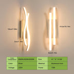 Wall Light - Silver Aluminium Frame, Tunable