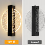 Wall Light - Black Acrylic Frame, Warm Light