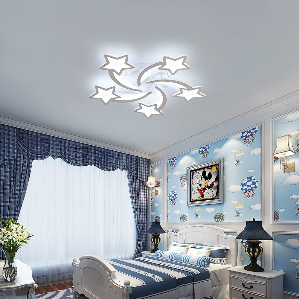 Ceiling Light - White Acrylic Frame, White Light