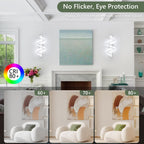 Wall Light - White Aluminium Frame, White Light