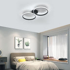 Ceiling Light - Black Aluminium Frame, White Light
