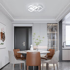 Comely Plafonnier LED Dimmable Moderne 3000K-6500K, 40W 4500LM Lampe de Plafond LED Salon avec Télécommande, Luminaire Plafonnier Design Carré pour Cuisine Couloir Salon Chambre
