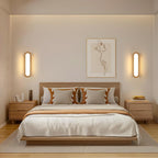 Wall Light - Wood Frame, Warm Light