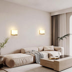Comely Applique Murale Intérieur Vintage, Moderne Lampe Murale en Bois et Verre, E27 Applique Murale Bois pour Chambre Salon Couloir Salle à Manger, Cuisine