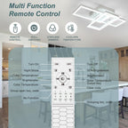 Ceiling Light - White Acrylic Frame, Tunable and Dimmable