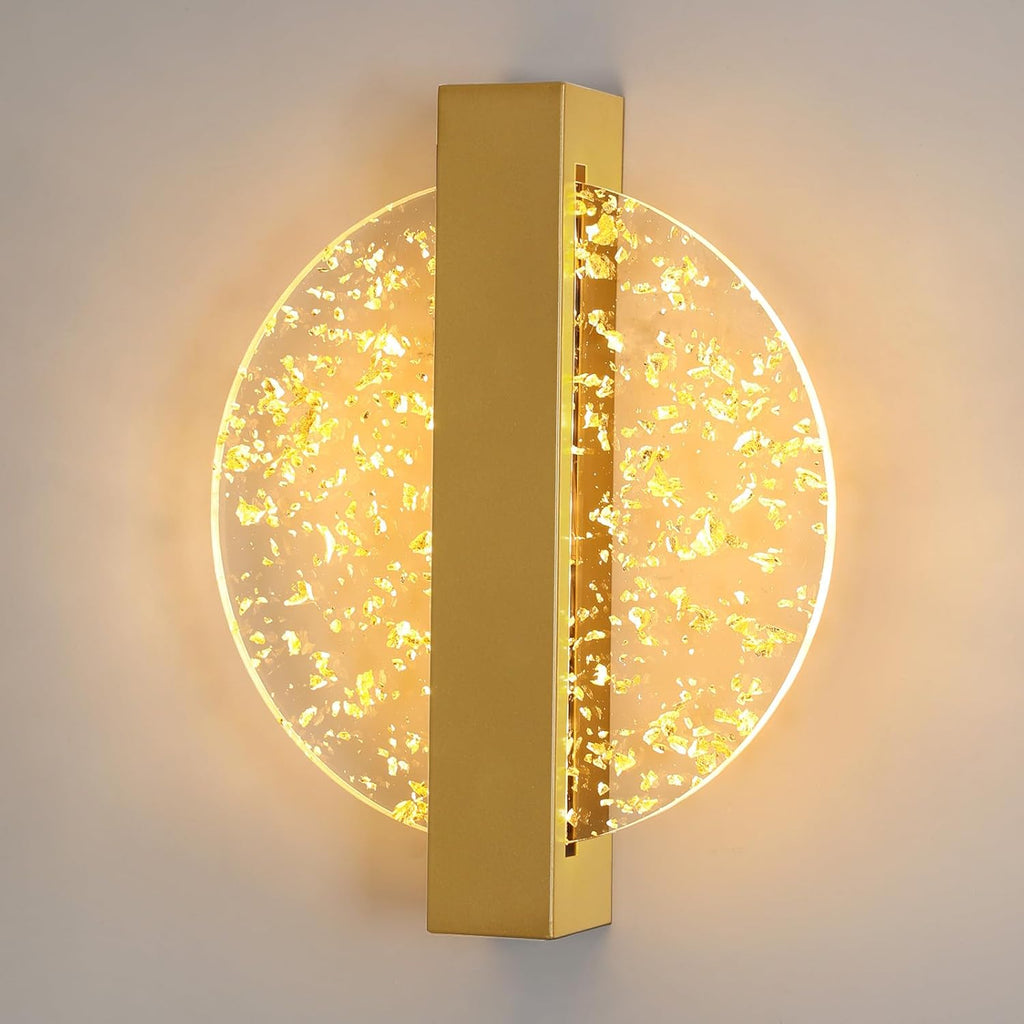 Wall Light - Black Acrylic Frame, Warm Light