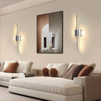 Wall Light - White Aluminium Frame, Warm Light