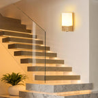 Wall Light - Wood Glass Frame