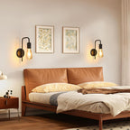 Wall Light - Black Metal Frame
