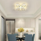 Comely Plafonnier LED Moderne, 30W Lampe de Plafond, Luminaire Plafonnier LED pour Chambre salon, Salle à manger Cuisine, Lumière Neutre 4500K, Argent