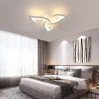 Comely Plafonnier LED Dimmable, Lampe de Plafond Moderne Acrylique 35W 3937LM, 3000K-6500K, Luminaire Plafonnier avec Télécommande pour Chambre Salon, Dia 58cm