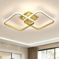 Ceiling Light - Gold Aluminium Frame, Natural Light