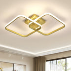 Ceiling Light - Gold Aluminium Frame, Natural Light
