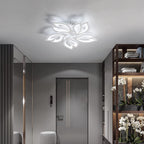 Comely Plafonnier LED Créatif Pétales Design, 65W Lampe de Plafond Acrylique, Moderne Blanc Luminaire Plafonnier LED pour Chambre Salon Salle à Manger Cuisine Couloir, Blanc Froid 6500K