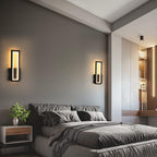 Wandleuchte – Schwarzer Acrylrahmen, Warmweißes Licht