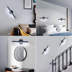Wall Light - Black Acrylic Frame, White Light
