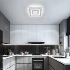 Comely Plafonnier LED Carré Moderne, 36W 28cm Lampe de Plafond LED, Blanc Luminaire Plafonnier Intérieur pour Chambre à Coucher, Salon, Couloir, Lumière Blanche Froide 6500K