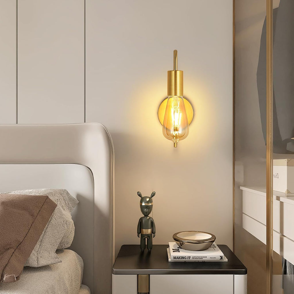 Wall Light - Gold Metal Frame
