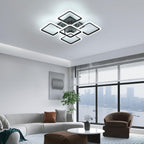 Ceiling Light - Black Acrylic Frame, Tunable and Dimmable