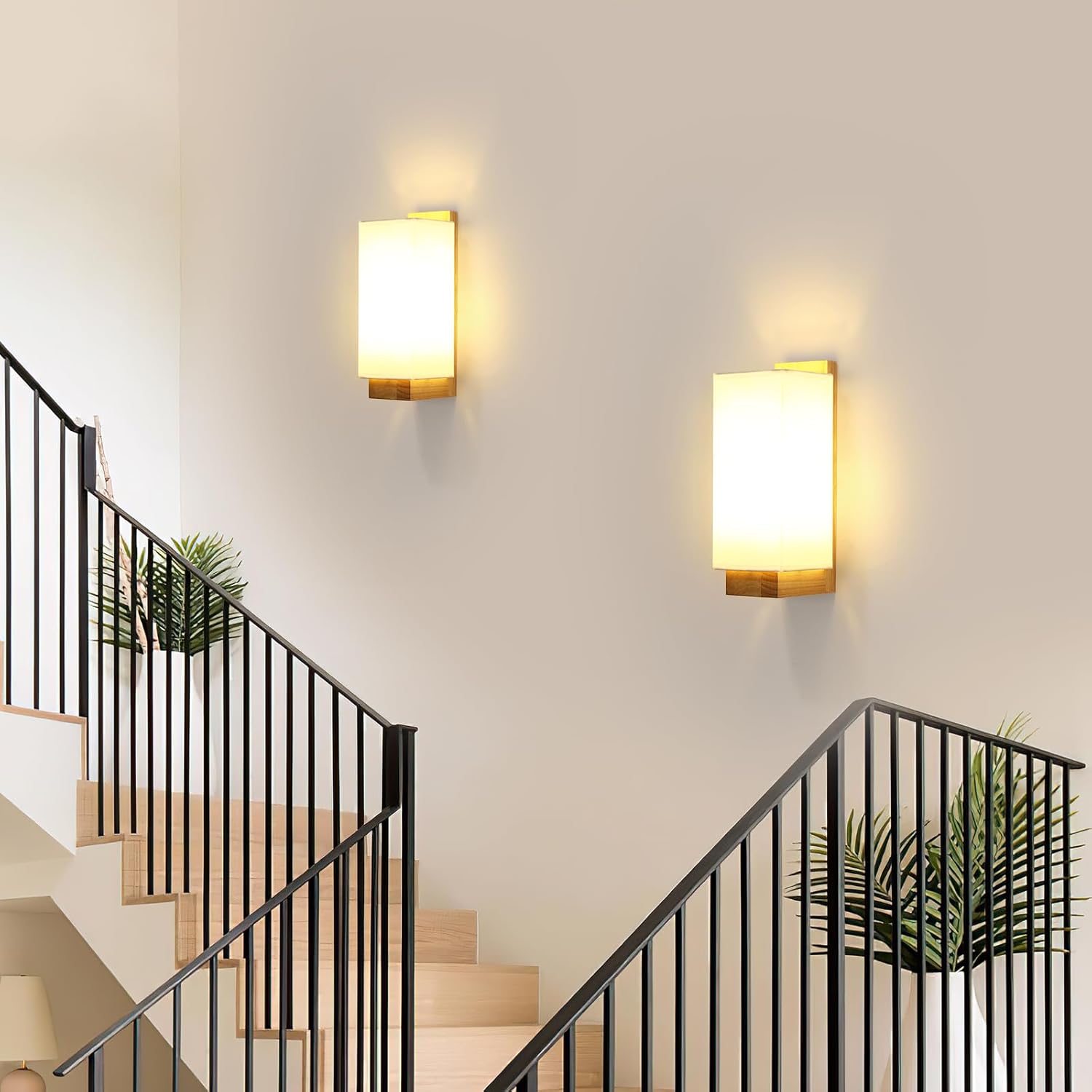 Wall Light - Wood Frame